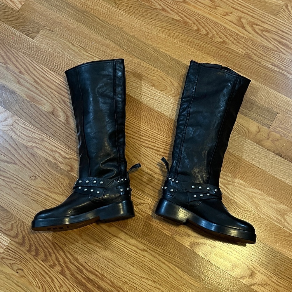 We The Free Janey Tall Engineer Boots Size 6 NIB - Picture 9 of 16